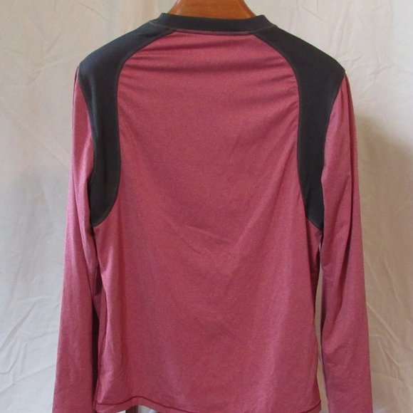 The North Face Mens Red Performance Long Sleeve Tee Shirt Size Small EUC - Picture 4 of 7